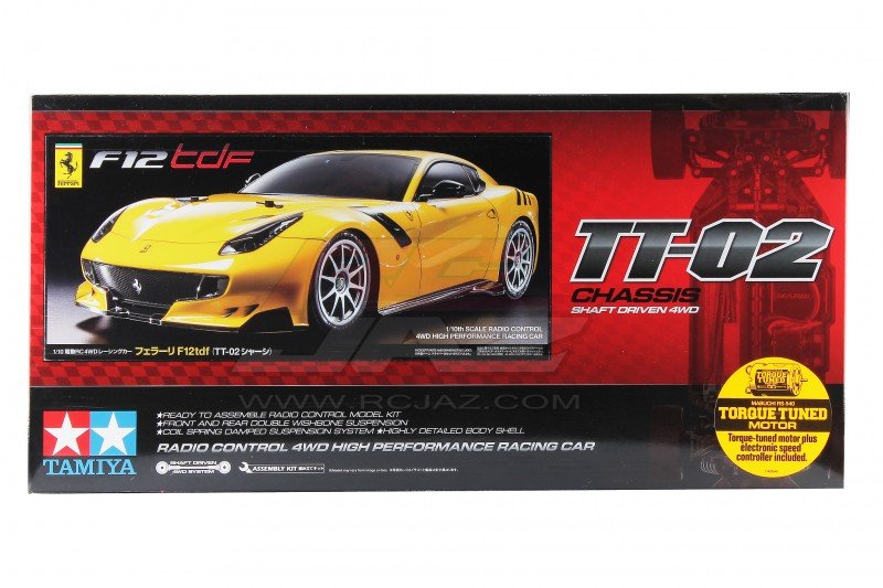 Tamiya 58644 - Ferrari F12 TdF TT-02 1/10 Build Kit