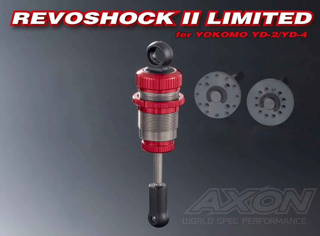 Axon Revoshock II Damper Kit For Yokomo YD-2 YD-4 – (4 pcs) (RED