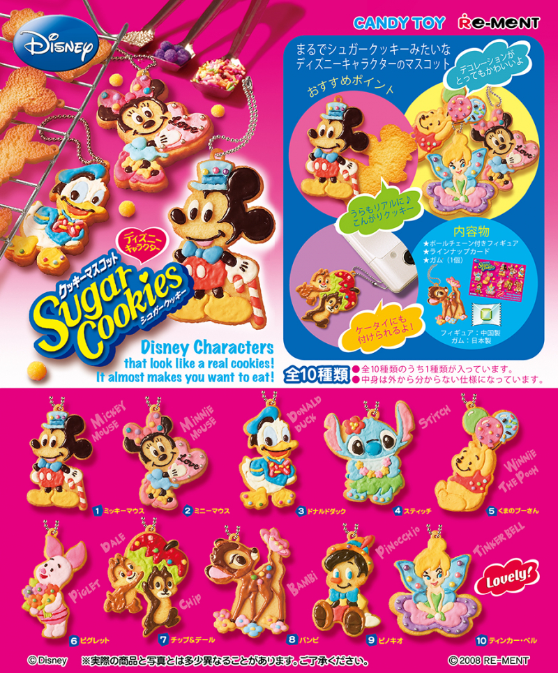 ディズニーキャラクター クッキーマスコット Suger Cookies：商品案内