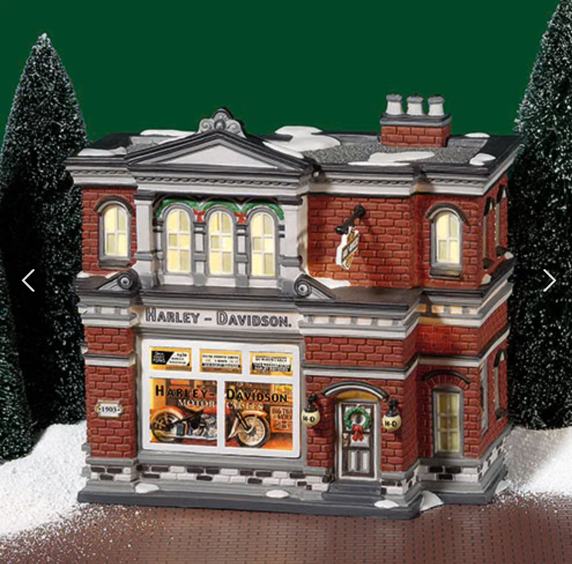 Department 56 - Christmas In The City - Harley-Davidson City