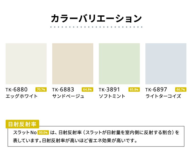 立川機工アルミブラインド つや消し遮熱+光触媒タイプ / NOKKI