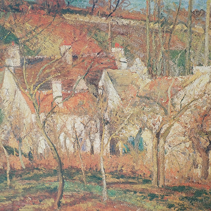 Camille Pissarro (カミーユ・ピサロ) 「赤い屋根」絵画 複製画 64