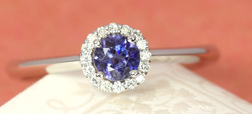 第169回抽選販売＞ベニトアイト 0.34ct ダイヤモンド プラチナ リング