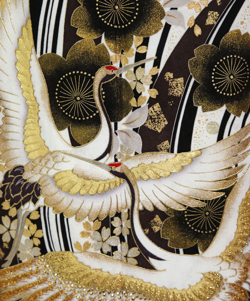 成人式/参列/振袖】金彩が目を惹く高級感☆金彩友禅/鶴 / 成人式や結婚