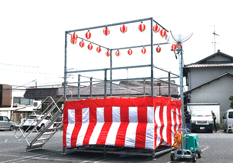 やぐらの設置例 | レントオール山形