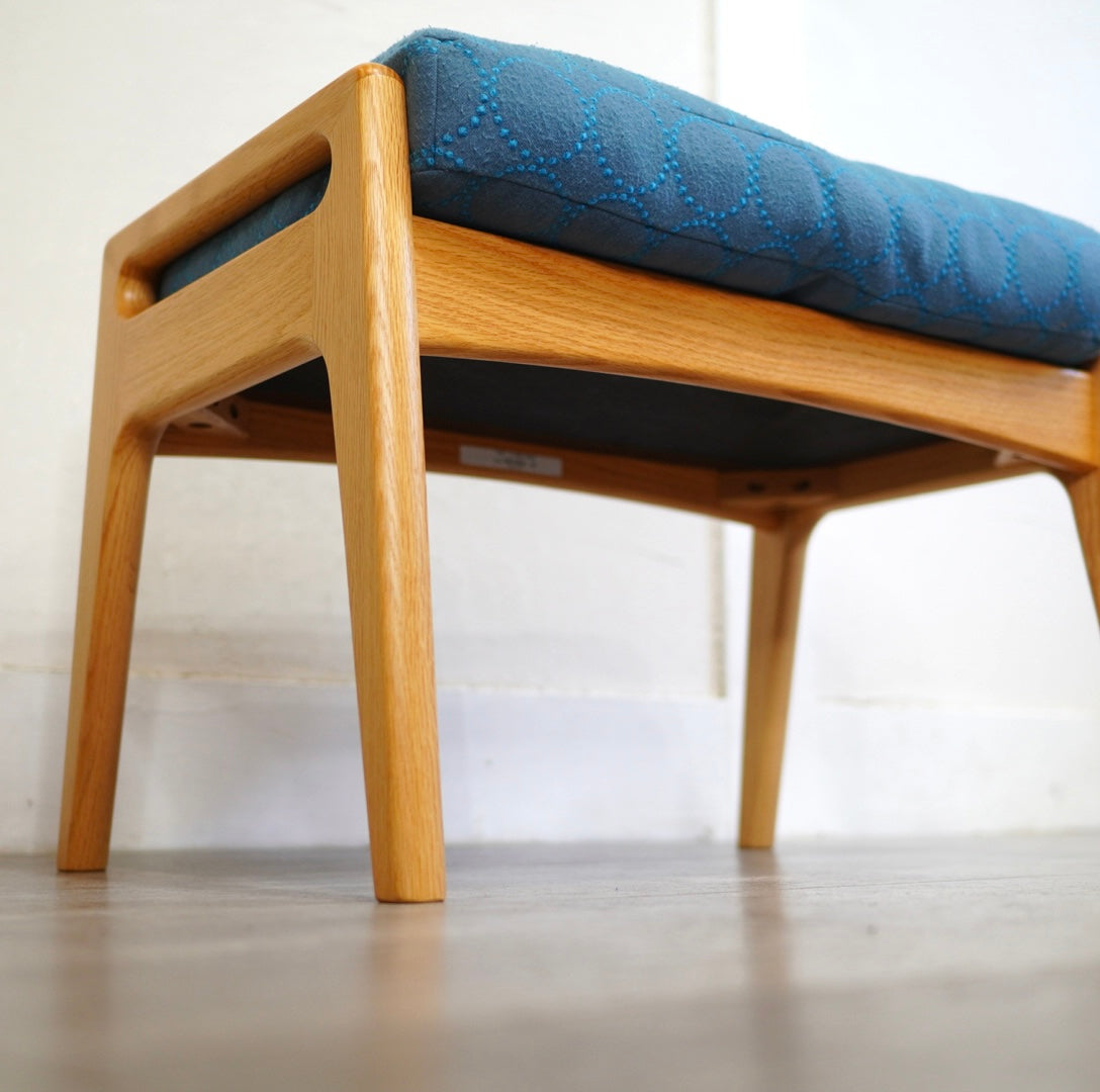 マルニ60 × ミナペルホネン オットマン オークフレーム / タンバリン 中古