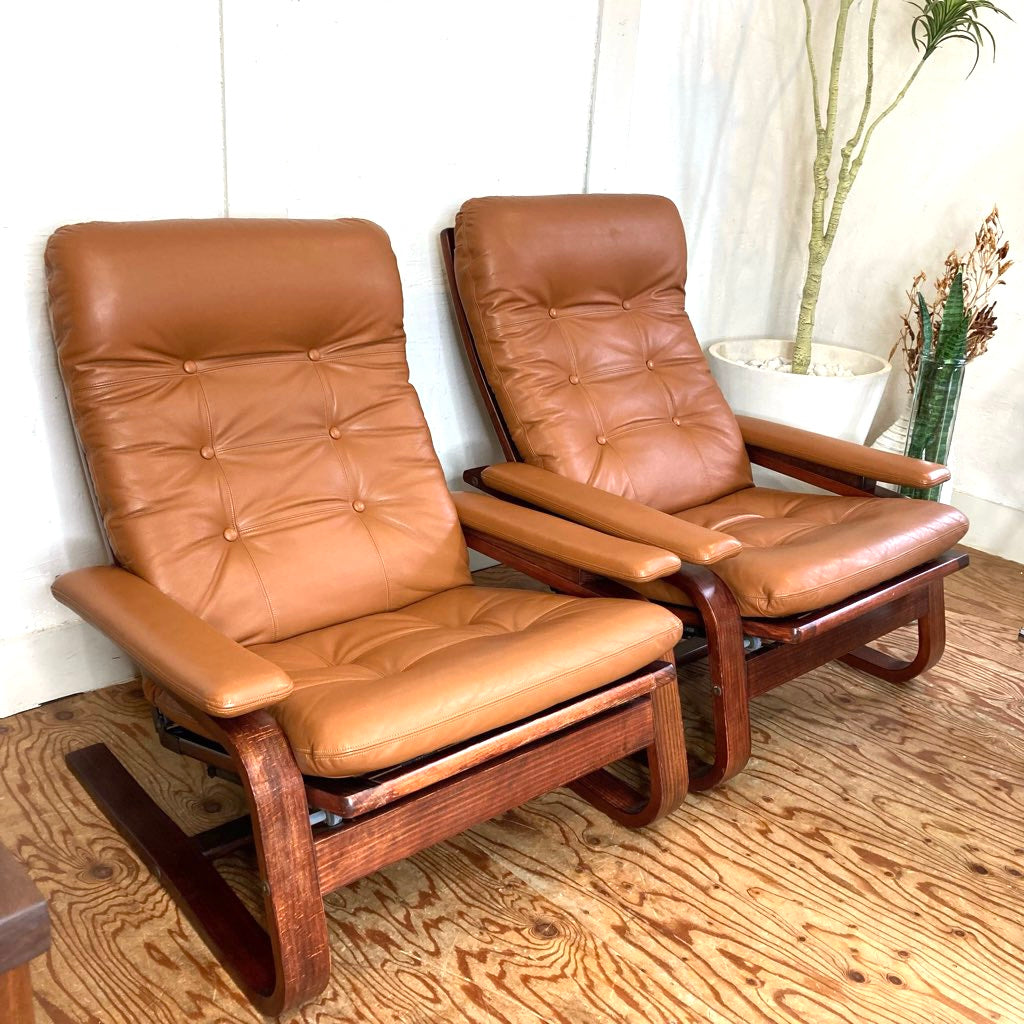 冨士ファニチア FUJI FANITURE リクライニングソファ 1Pソファ 本革