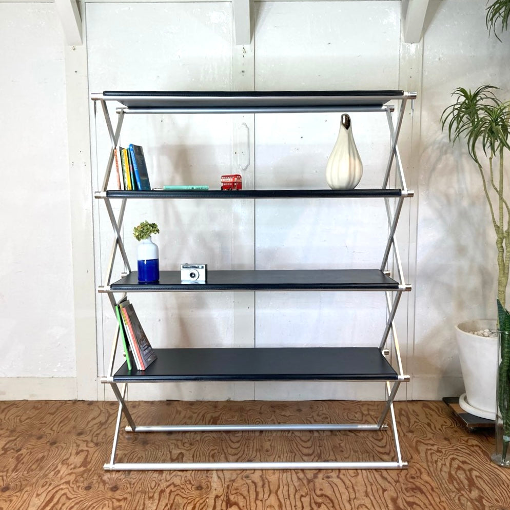 Saporiti Italia / サポリティ イタリア オープンシェルフ 本革 飾り棚