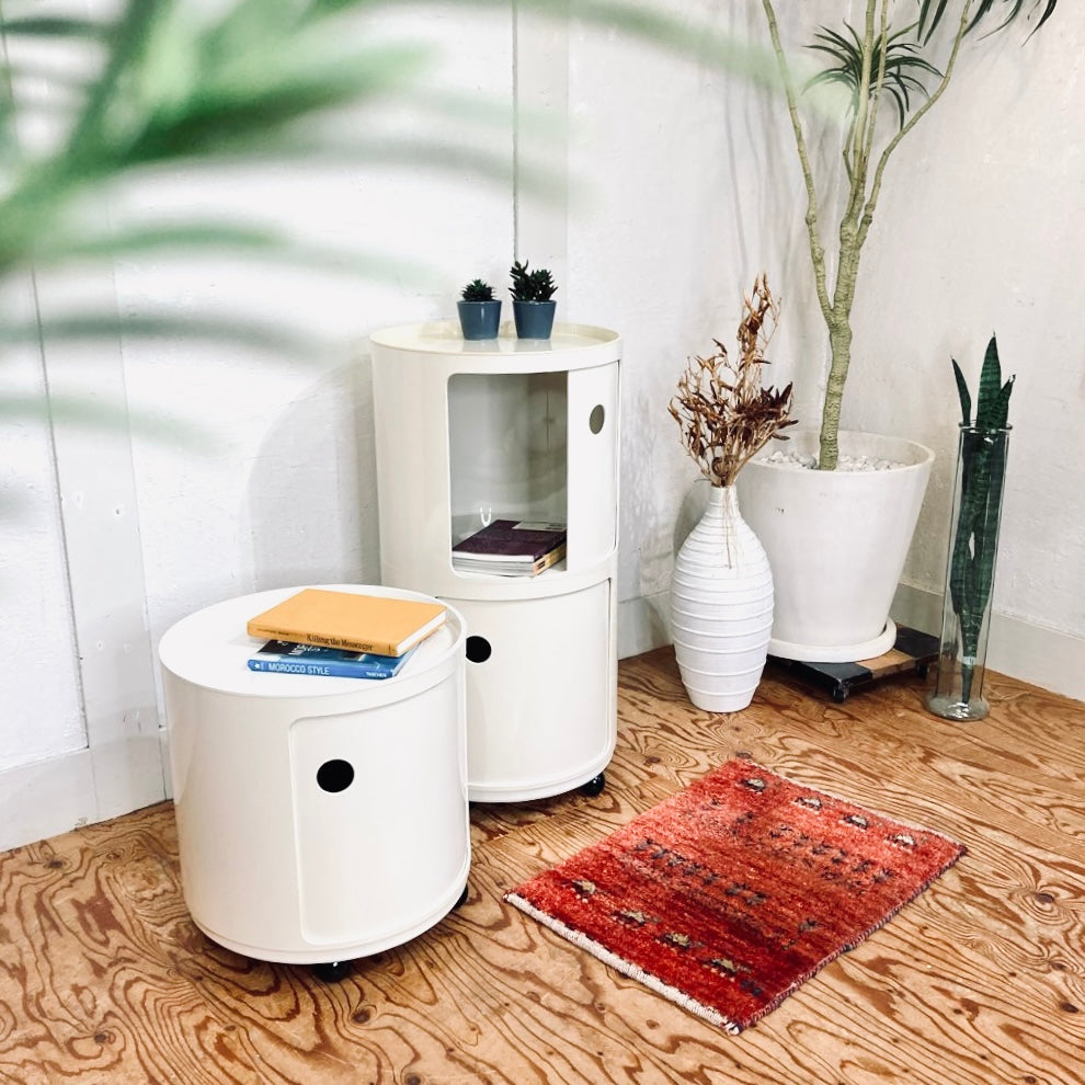 カルテル / Kartell コンポ二ビリ ラウンドエレメント 1段 ホワイト