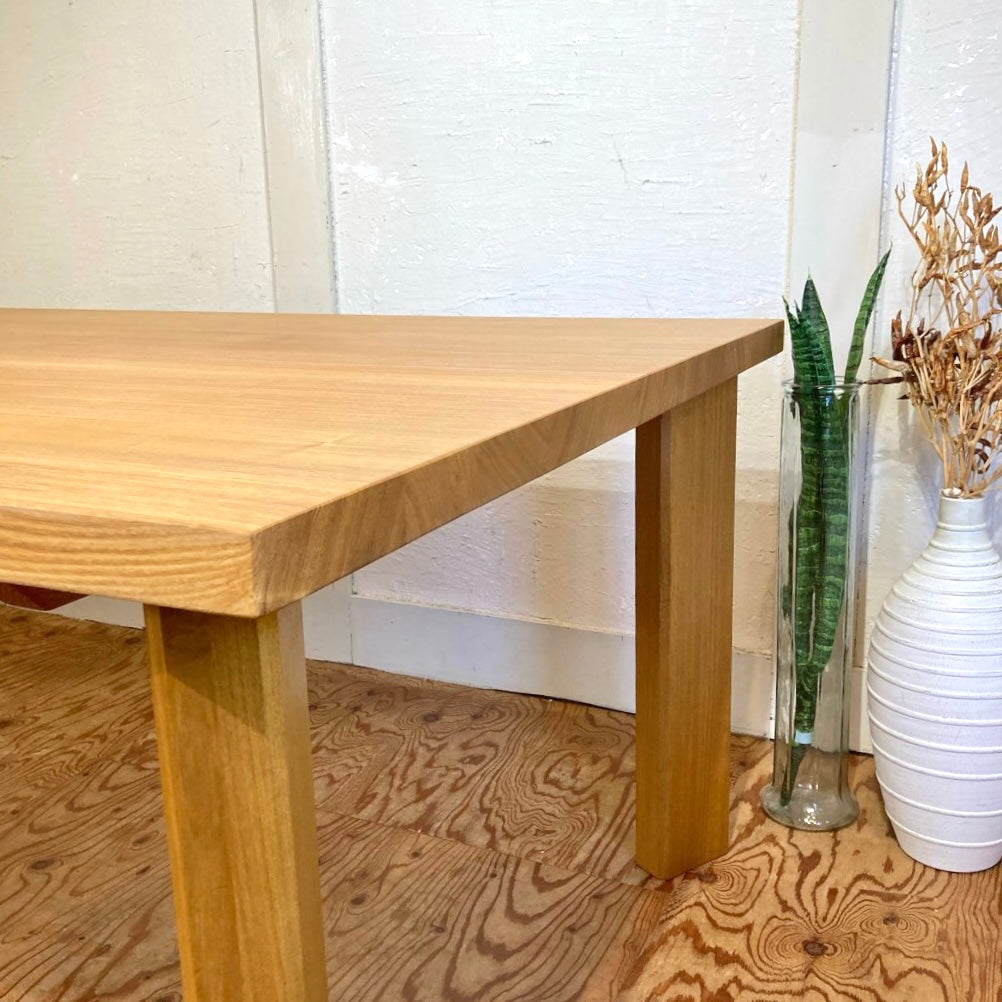 飛騨産業 / HIDA タモ無垢材 ダイニングテーブル 中古 大きい 木
