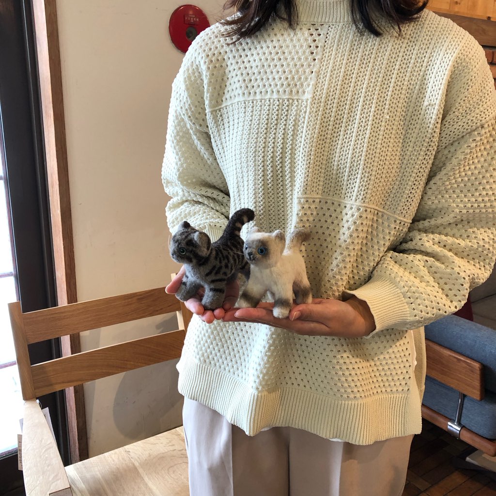 ケーセン / KOESEN マスコット バーマンの子 シャム猫 ぬいぐるみ