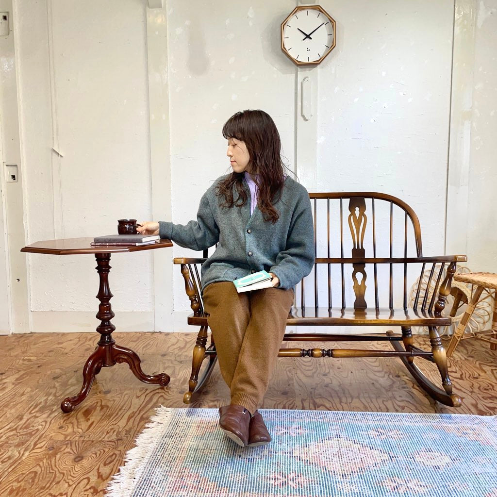 飛騨産業 HIDA 穂高 2人掛ロッキングチェア ヴィンテージ キツツキ