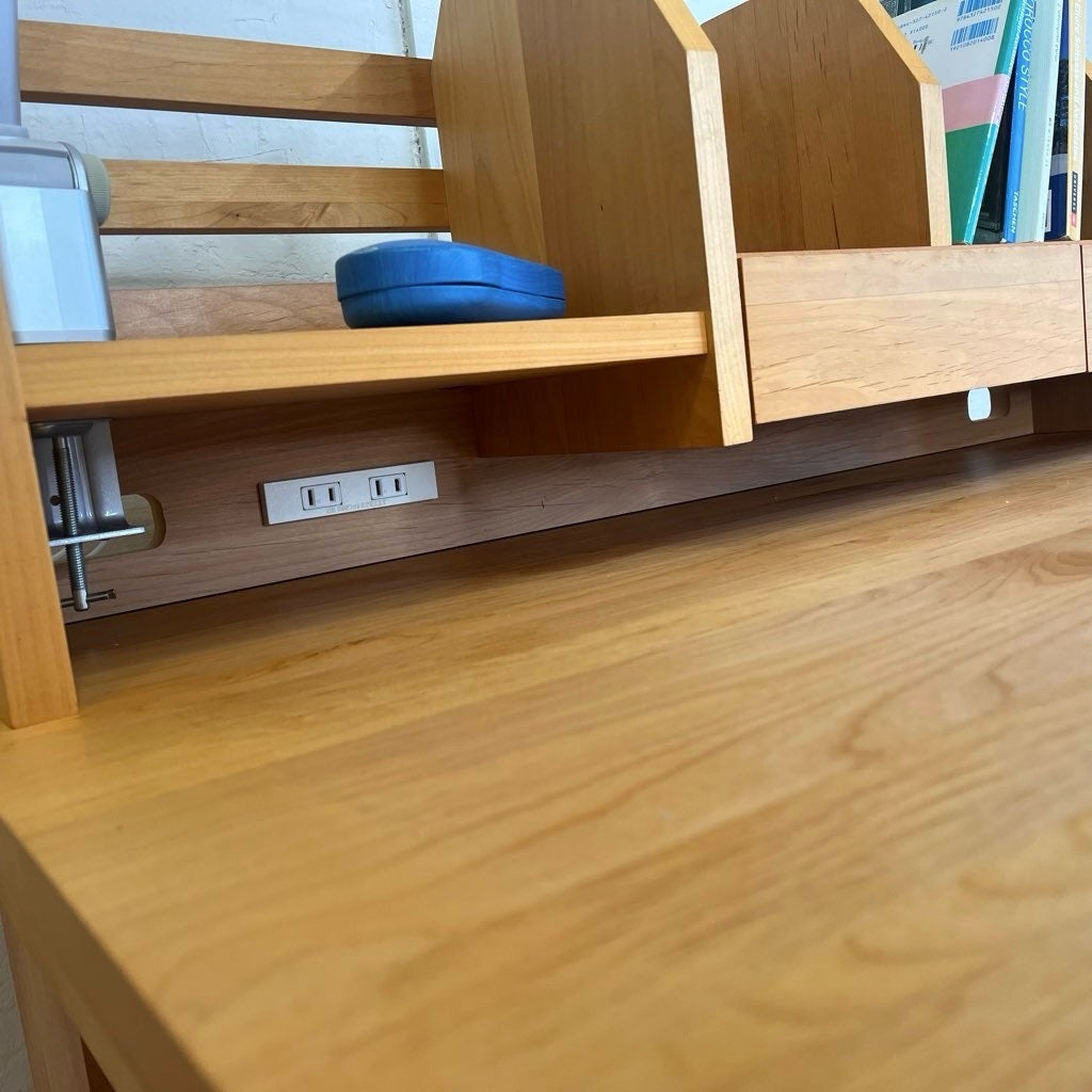 堀田木工 hotta woody ウィンディ WINDY デスク ワゴン 上棚 3点セット