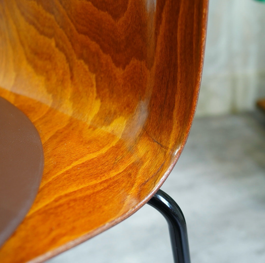 OBO社 スタッキングチェア ヴィンテージ 西ドイツ プライウッド