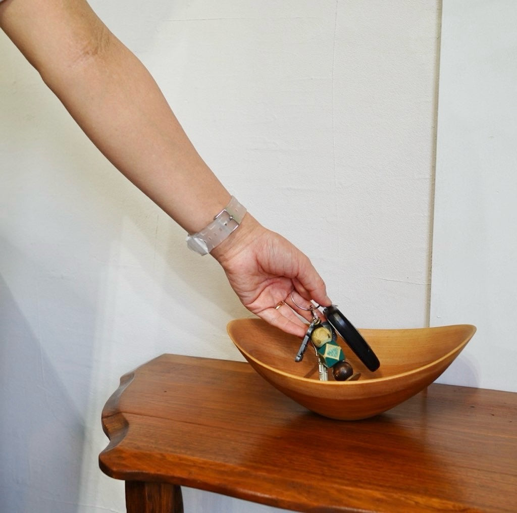 盛永省治 ウッドボウル ウッドプレート 木工 木目 中古 おしゃれ 工芸