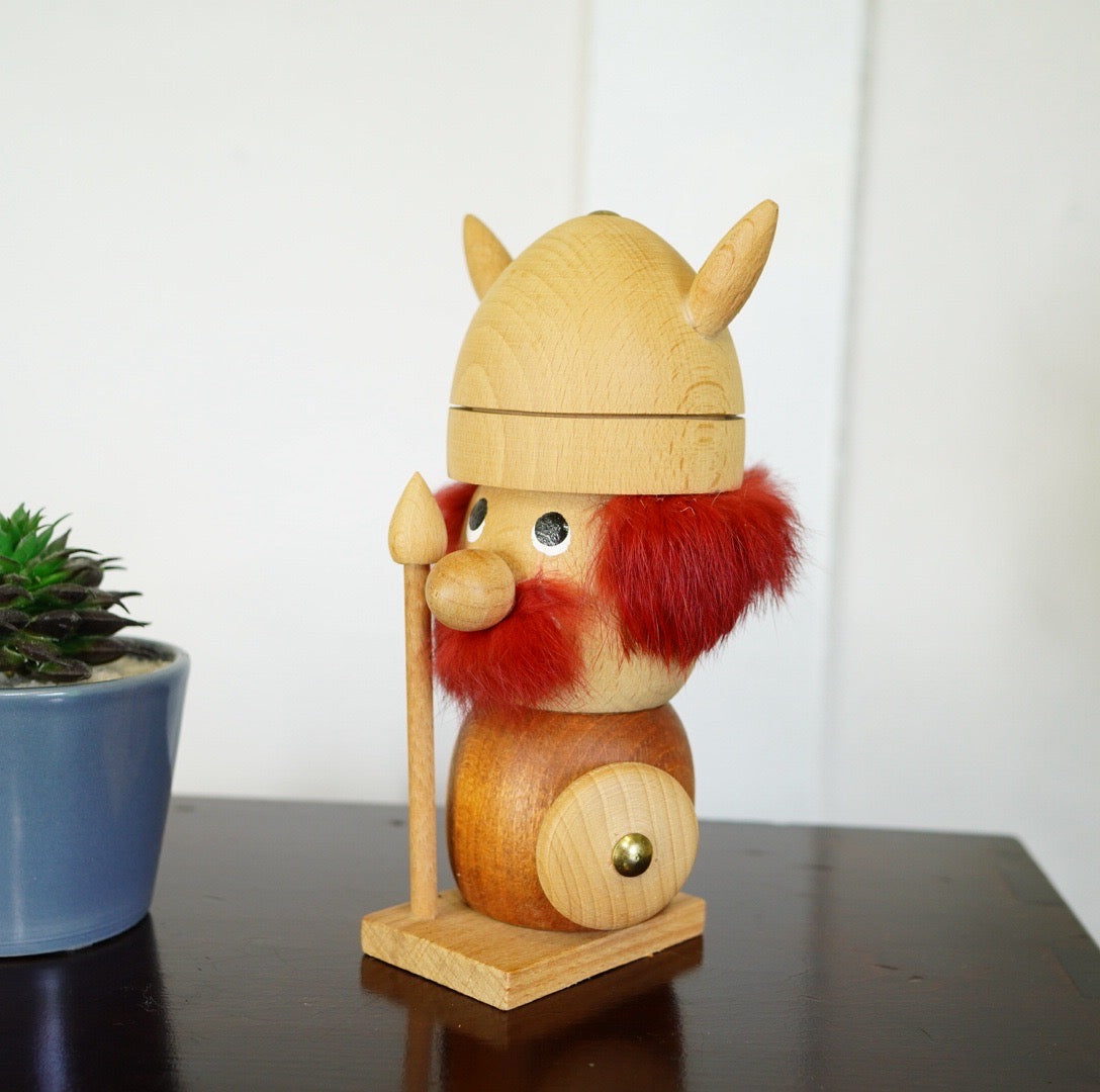 ノギンス / NOGGINS バイキング 人形 ヴィンテージ 北欧雑貨 小物 木製