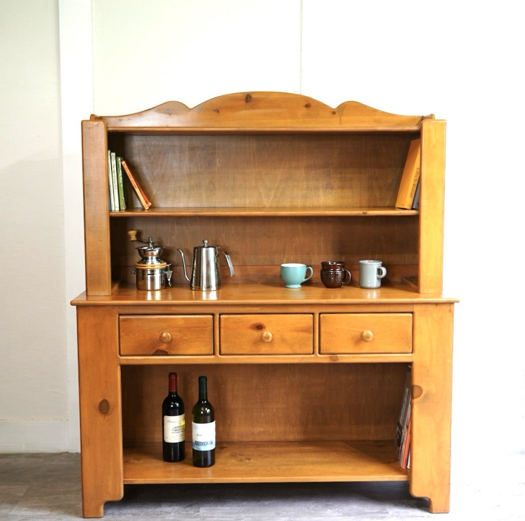 アンファン / enfant 飾り棚 カップボード キャビネット パイン材