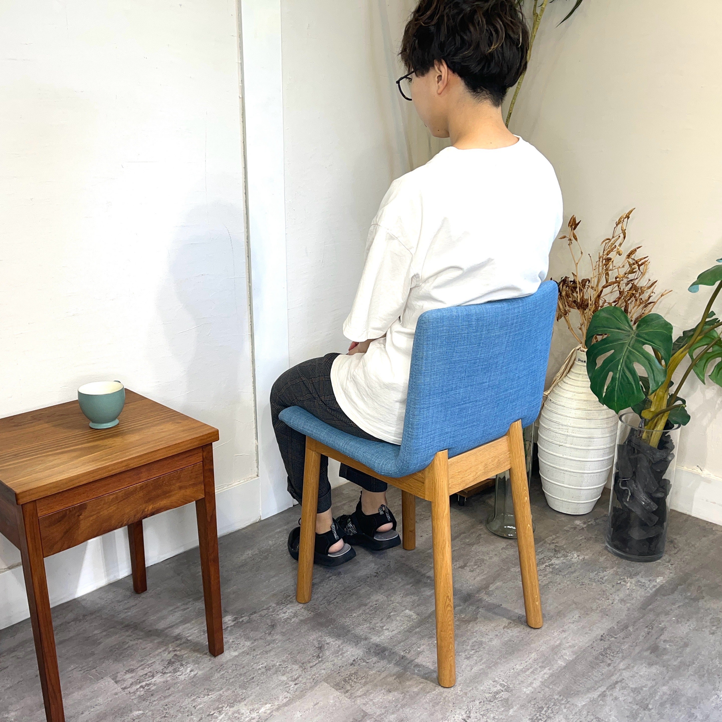 イデー / IDEE スティルト / STILT チェア ブルー 中古 椅子 デスク