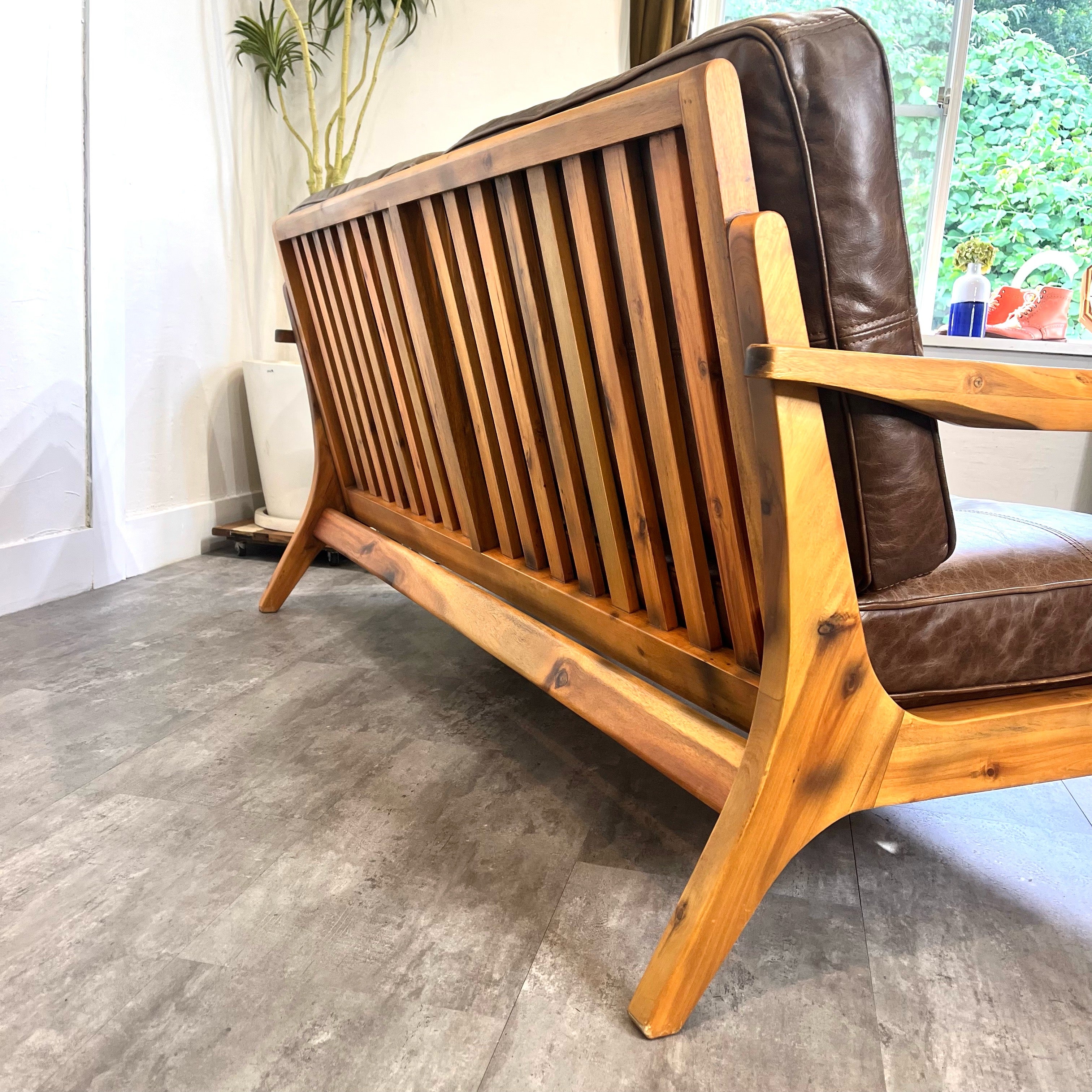 WTW / ダブルティー ティズモソファ / TISMO SOFA 2人掛け レザー 中古