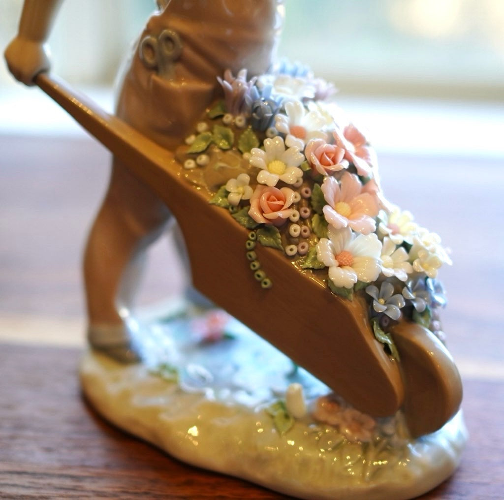 リヤドロ / LLADRO 花車フィギュリン スペイン 磁器 コレクション 置物