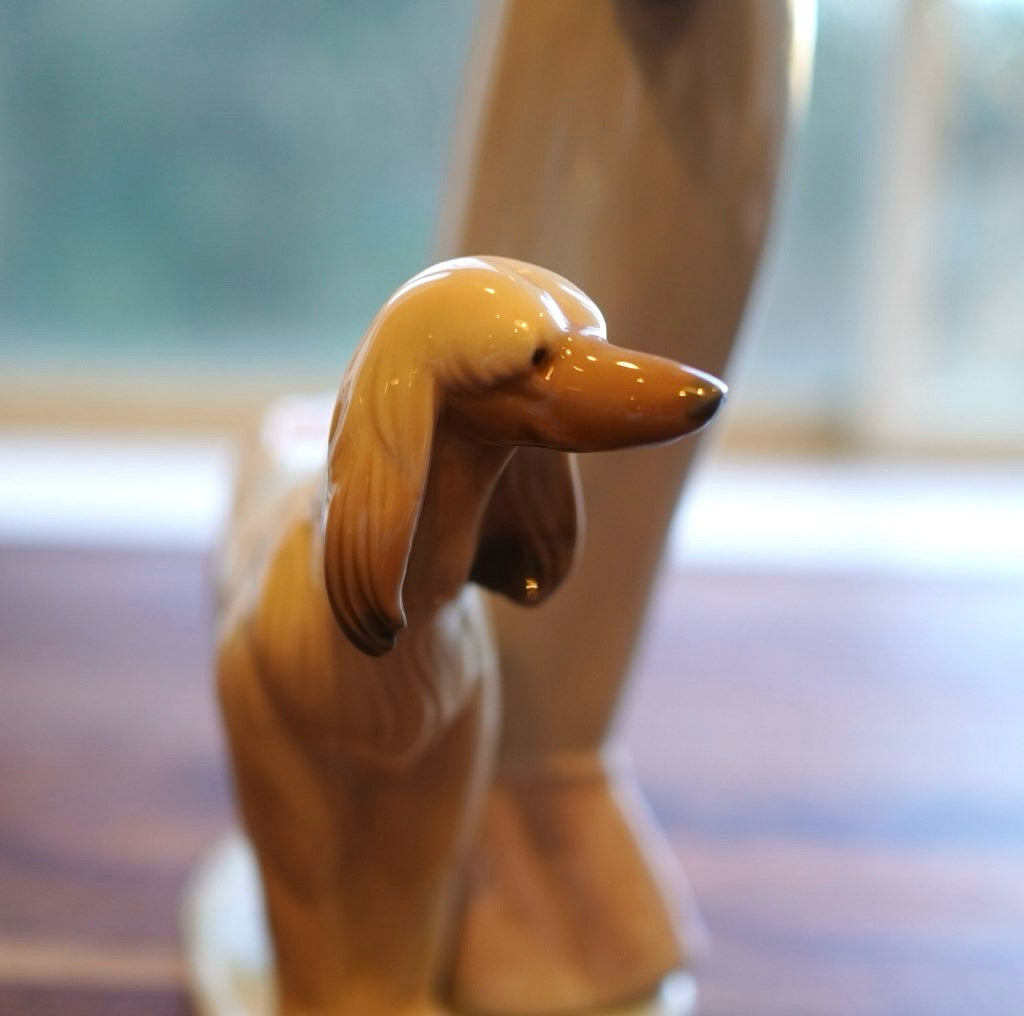 リヤドロ / LLADRO 犬とお散歩 フィギュリン スペイン 磁器