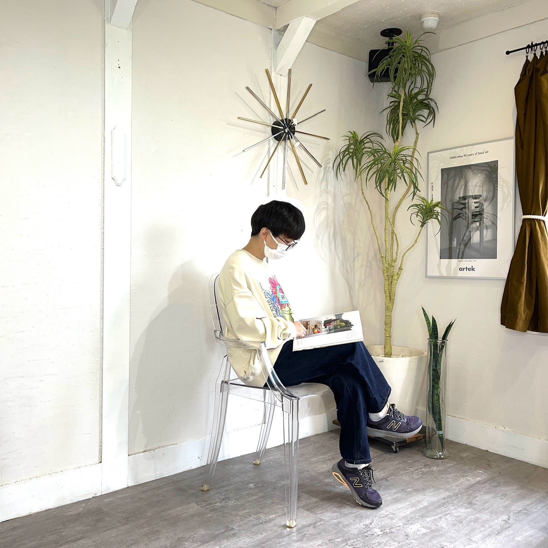 ヴィトラ / Vitra スター クロック ジョージネルソン 掛け時計 中古