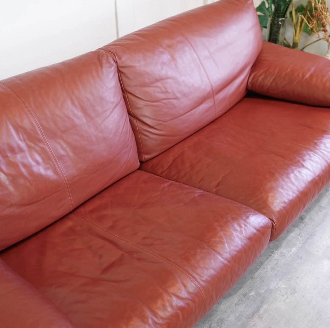 エルポ / erpo マルネ / Marune ソファ 3人掛け 本革 中古 モダン 高級