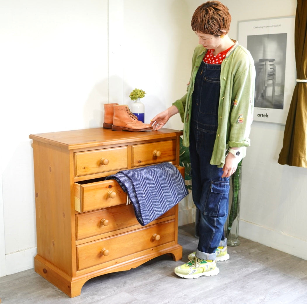 ザ・ペニーワイズ / THE PENNY WISE パイン材4段チェスト 衣類収納