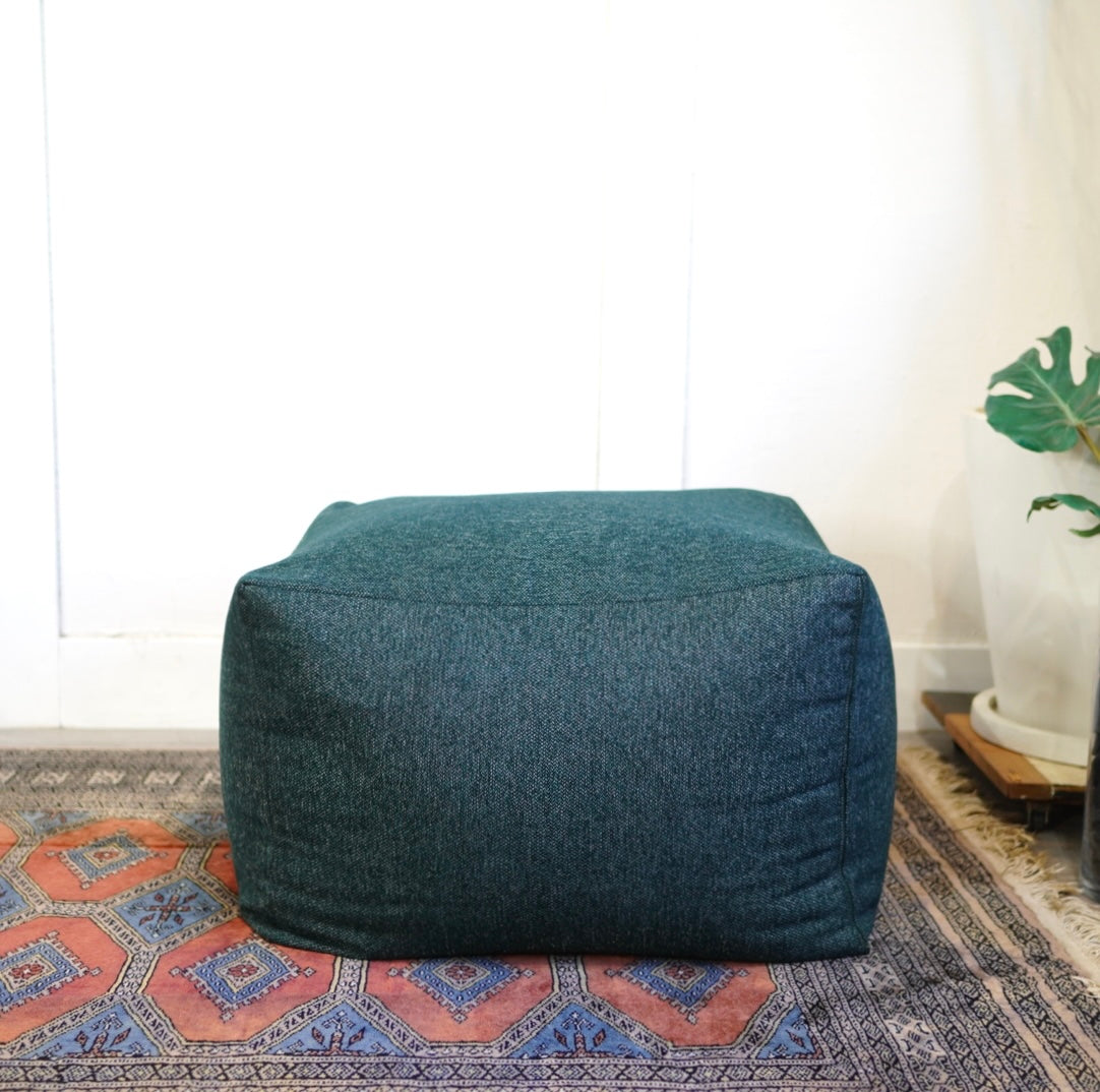 ヘイ / HAY POUF フロアクッション デンマーク 中古 ブルー オットマン