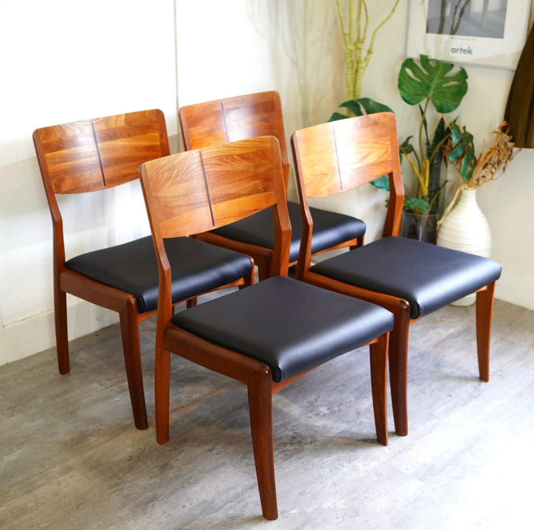 朝日木材加工 BOSCO ダイニングチェア 椅子 チーク材 北欧風