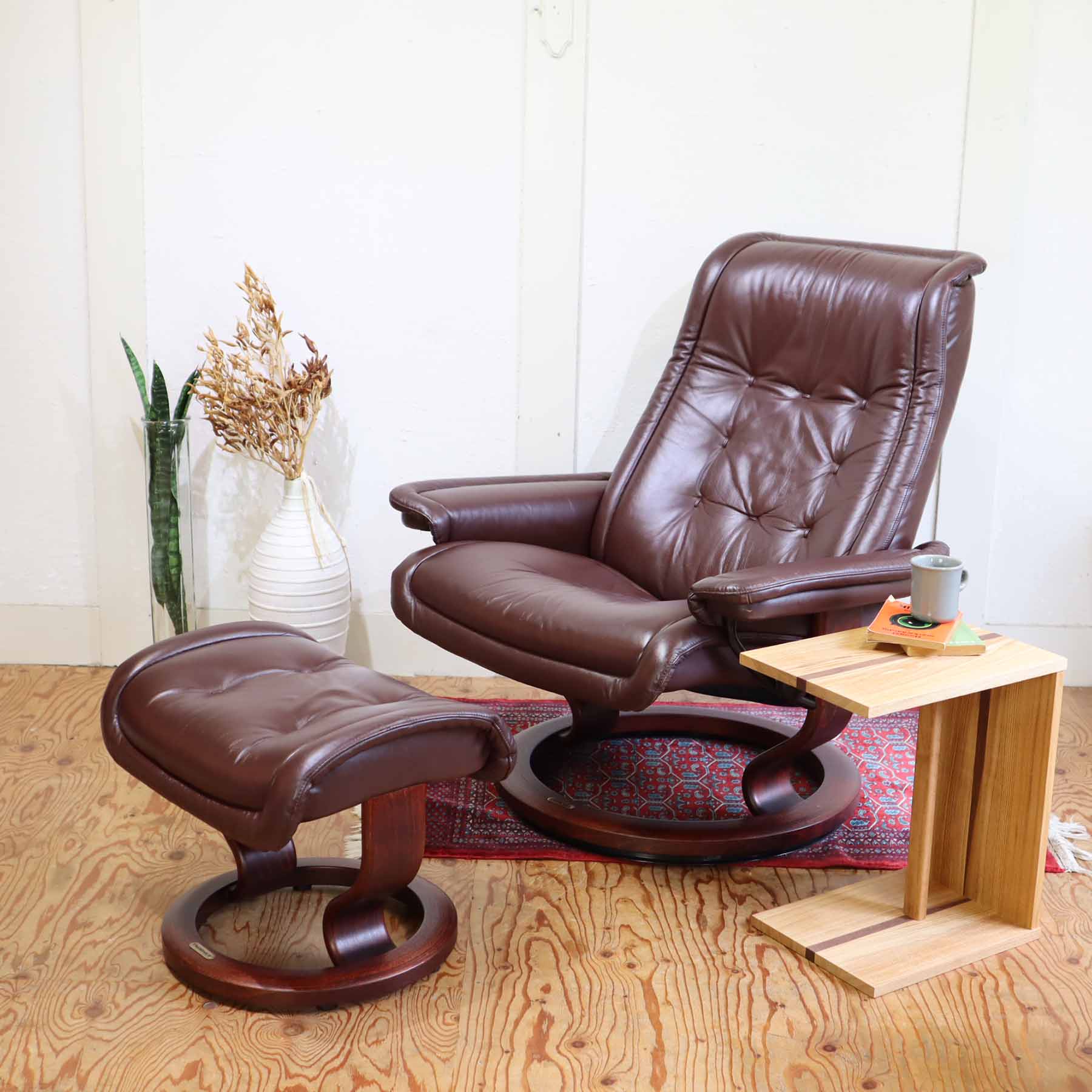 エコーネス/EKORNES ストレスレスチェア オットマン ロイヤル 本革