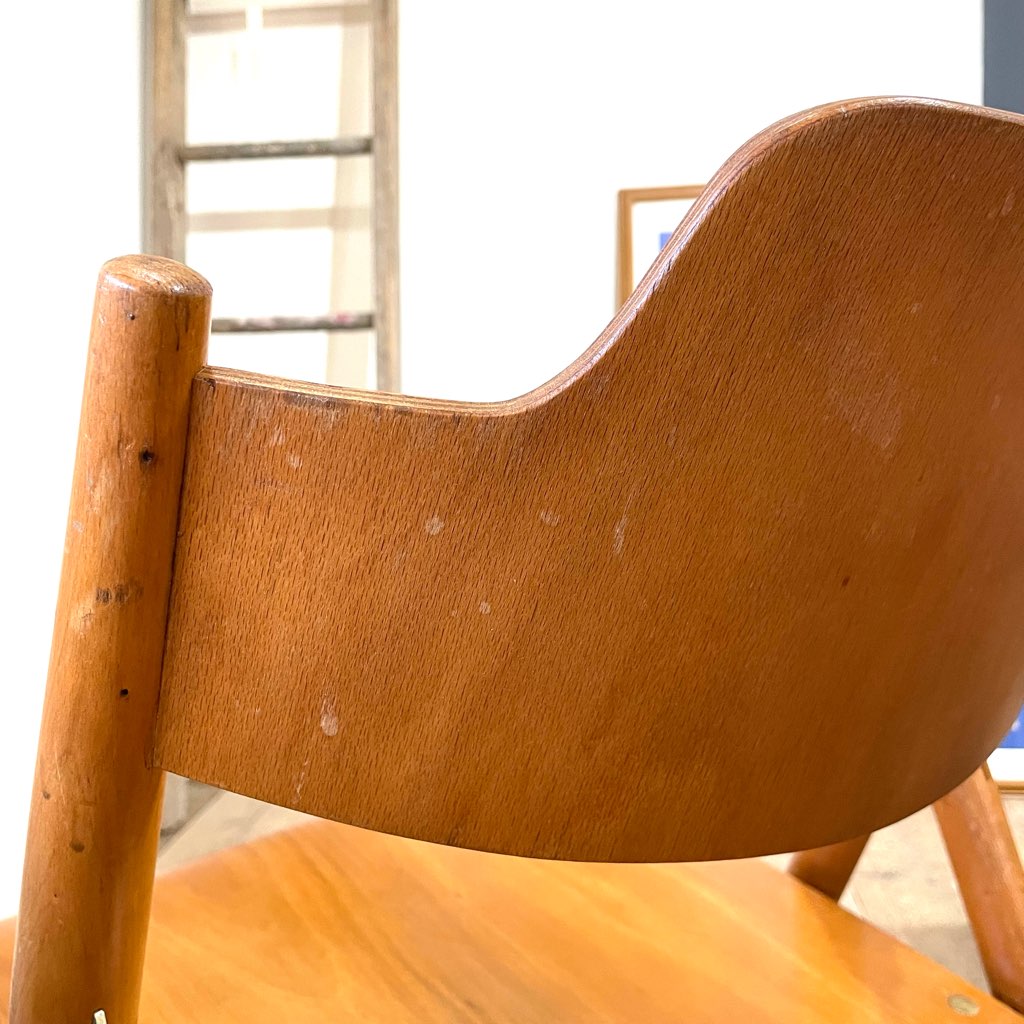 北欧 デンマーク製 ヴィンテージ フォールディングチェア 折りたたみチェア