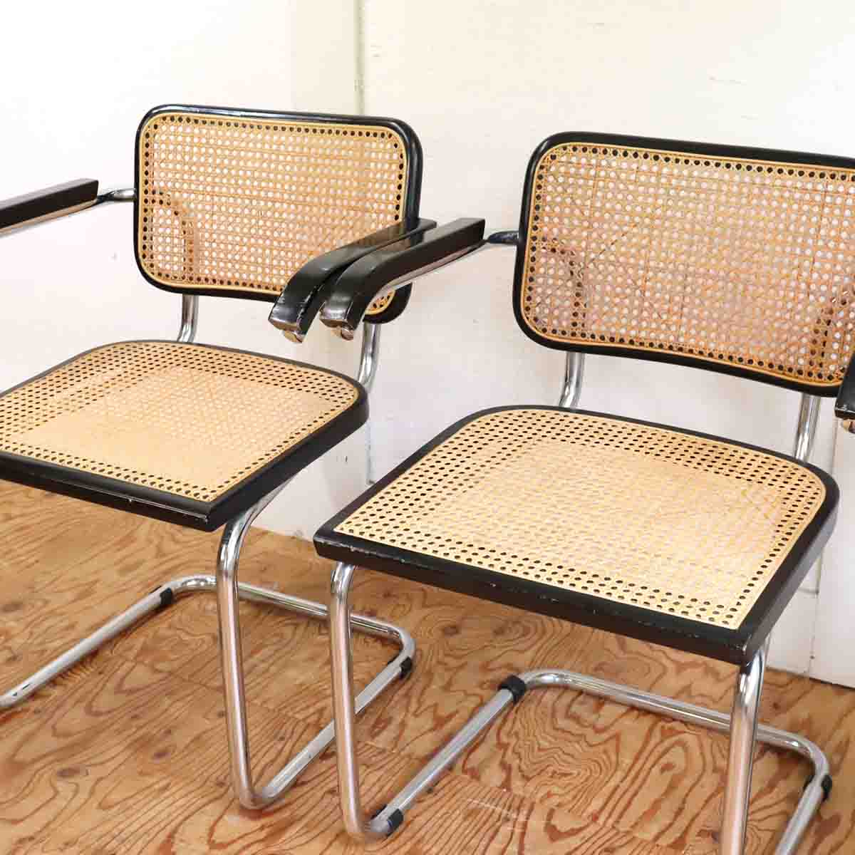 チェスカチェア / CESCA CHAIR 2脚セット 【A】 アーム付き マルセル