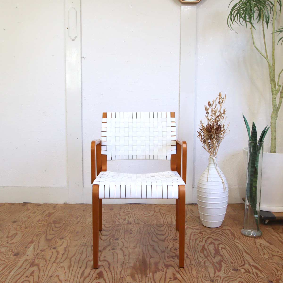 アルフレックス / arflex NTスリム アームチェア ホワイト 【1】 中古