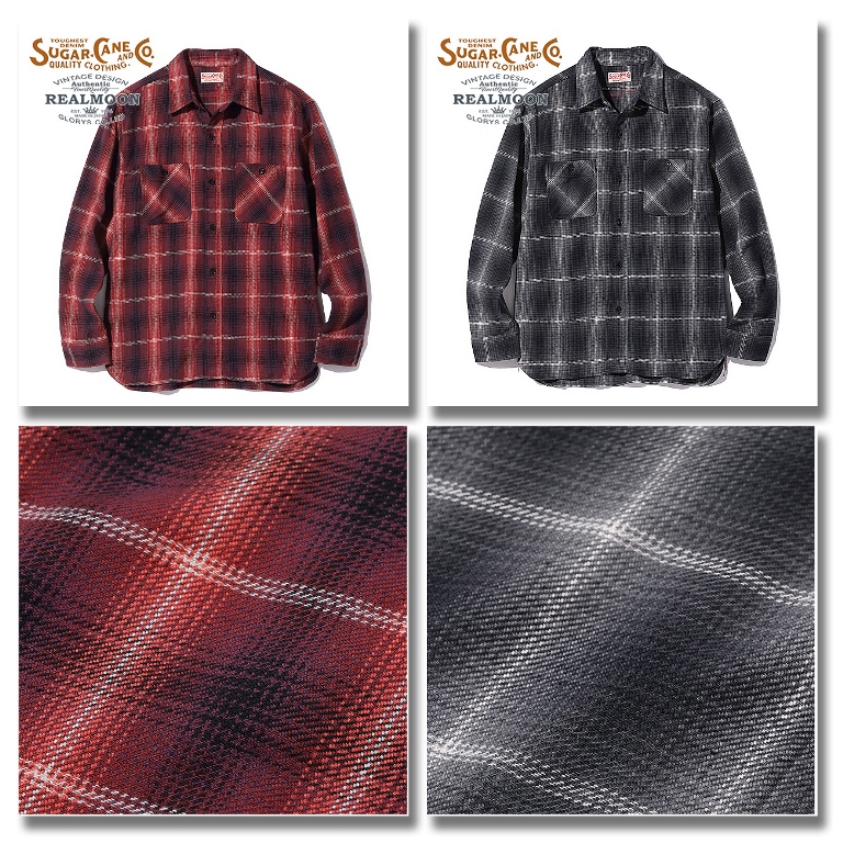 SUGAR CANE ネルシャツ No.SC29149 