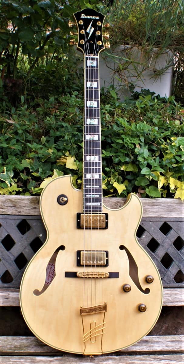 Beautiful 2007 Ibanez PM120 Pat Metheny Signature In Blonde