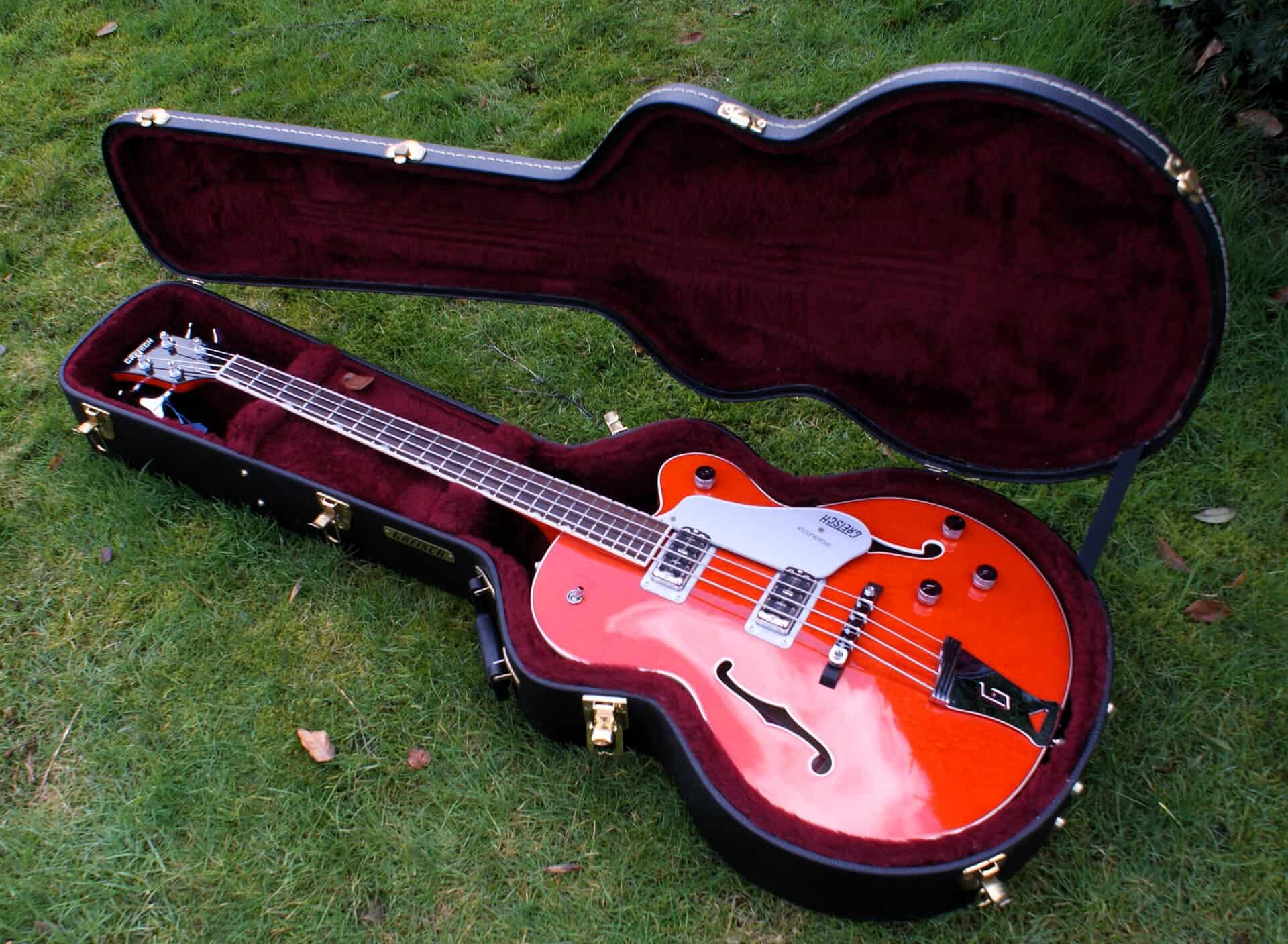 2005 Gretsch Broadkaster Bass G6119B0 Orange Made in Japan