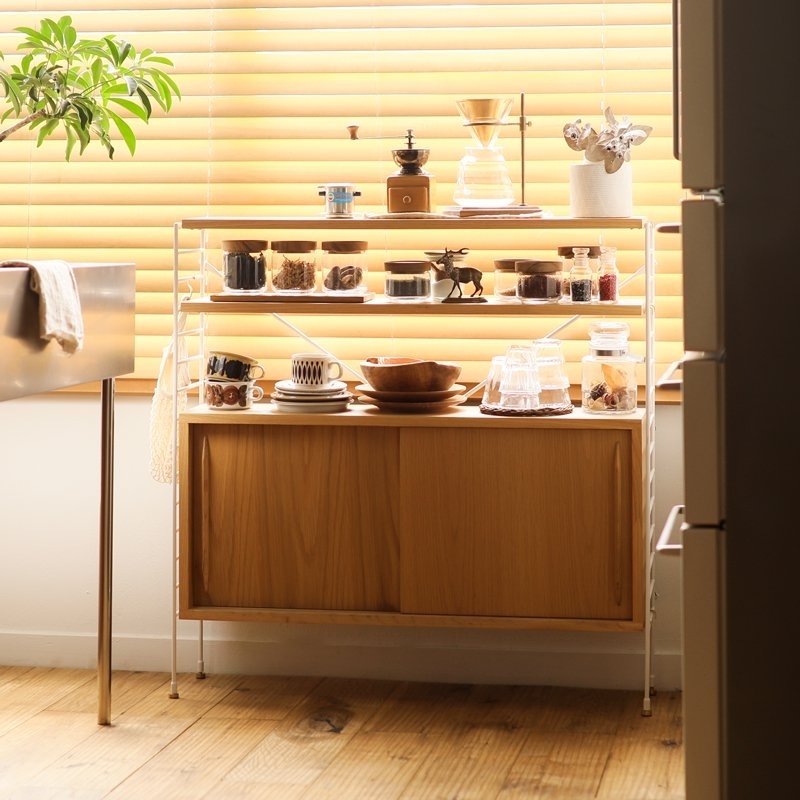 R.U.S 基本セット薄型- 高さ91cm×幅92cm（ウッドキャビネット） ｜家具