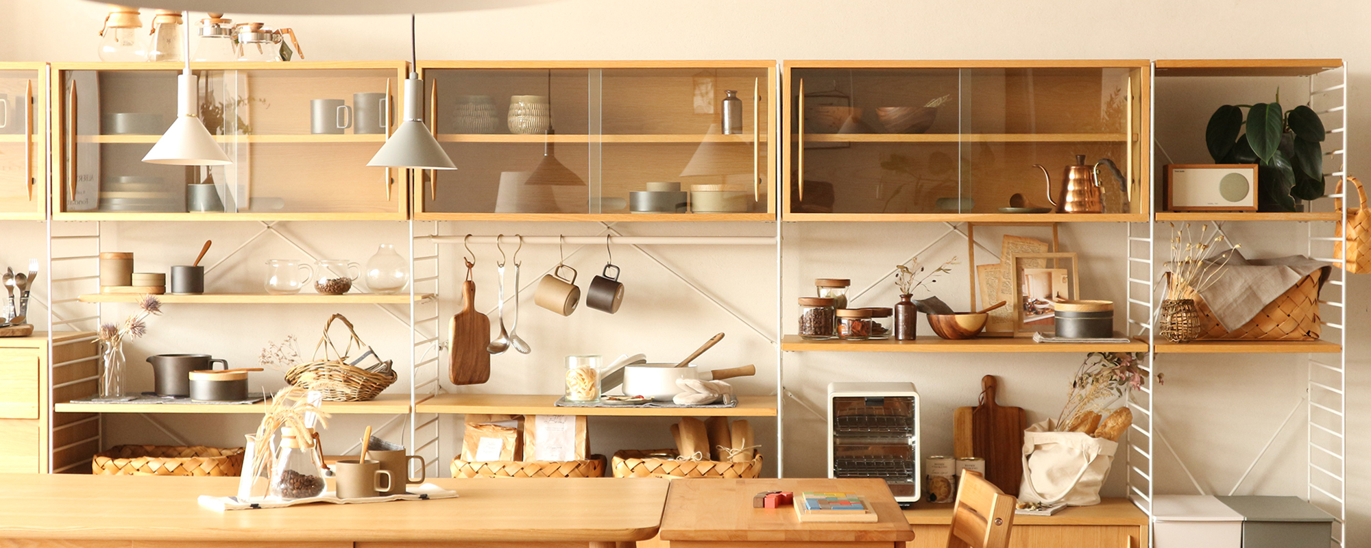 R.U.Sユニットシェルフこんな組み合わせはどうですか？キッチン編