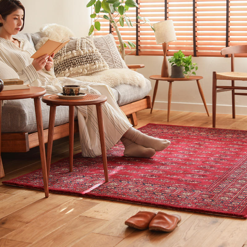 トルコ産 ラグマット クラシックレッド ｜家具・インテリア通販 Re