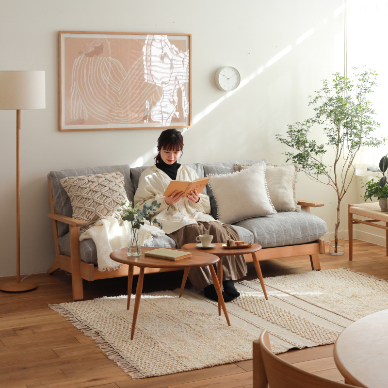 ラグマット POP CORN STRIPE RUG ｜家具・インテリア通販 Re:CENO(リセノ)