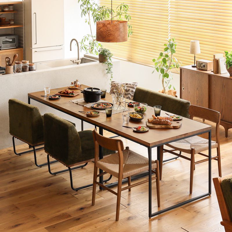 80ダイニングテーブル WIRY／BR ｜家具・インテリア通販 Re:CENO(リセノ)