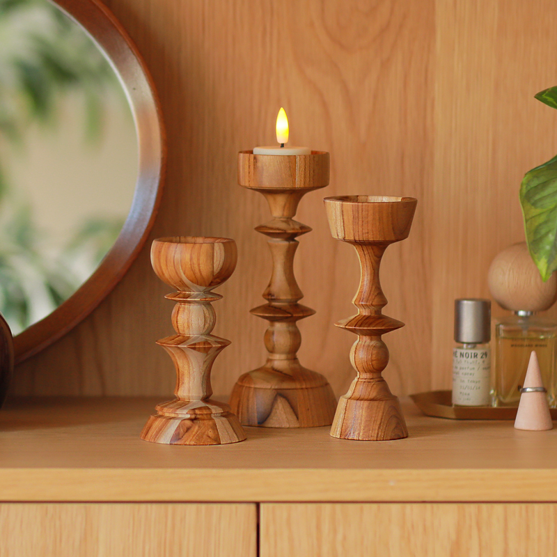 キャンドルホルダー TEAK ｜家具・インテリア通販 Re:CENO(リセノ)