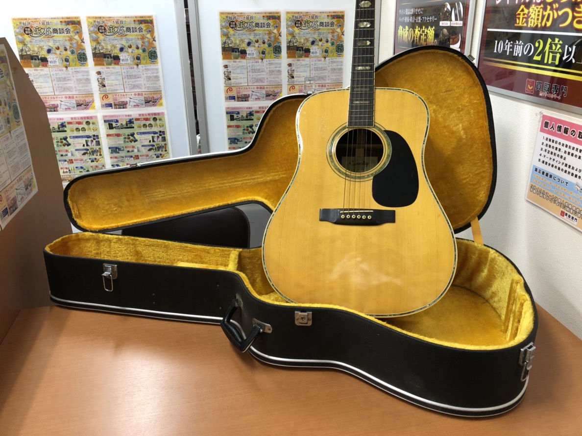 K.Country ケーカントリー 70s アコースティックギター D-400】を中津