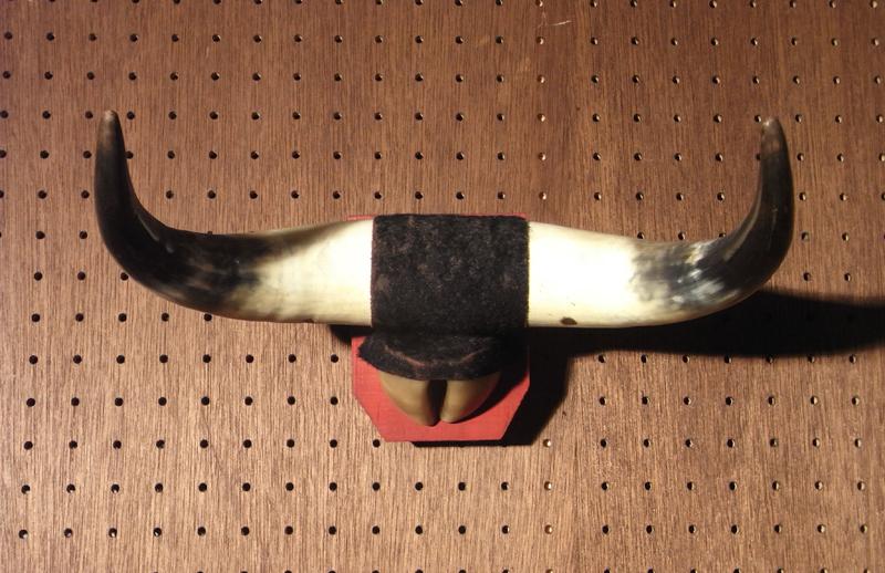 牛の角オーナメント、水牛ツノ壁掛け飾り BCM 0068