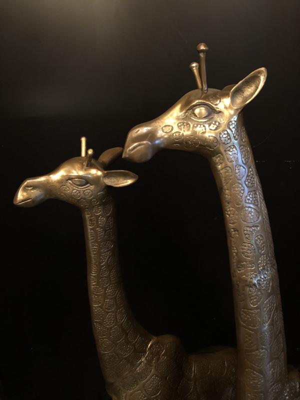 真鍮製キリンのオブジェ 大型 USM 1551