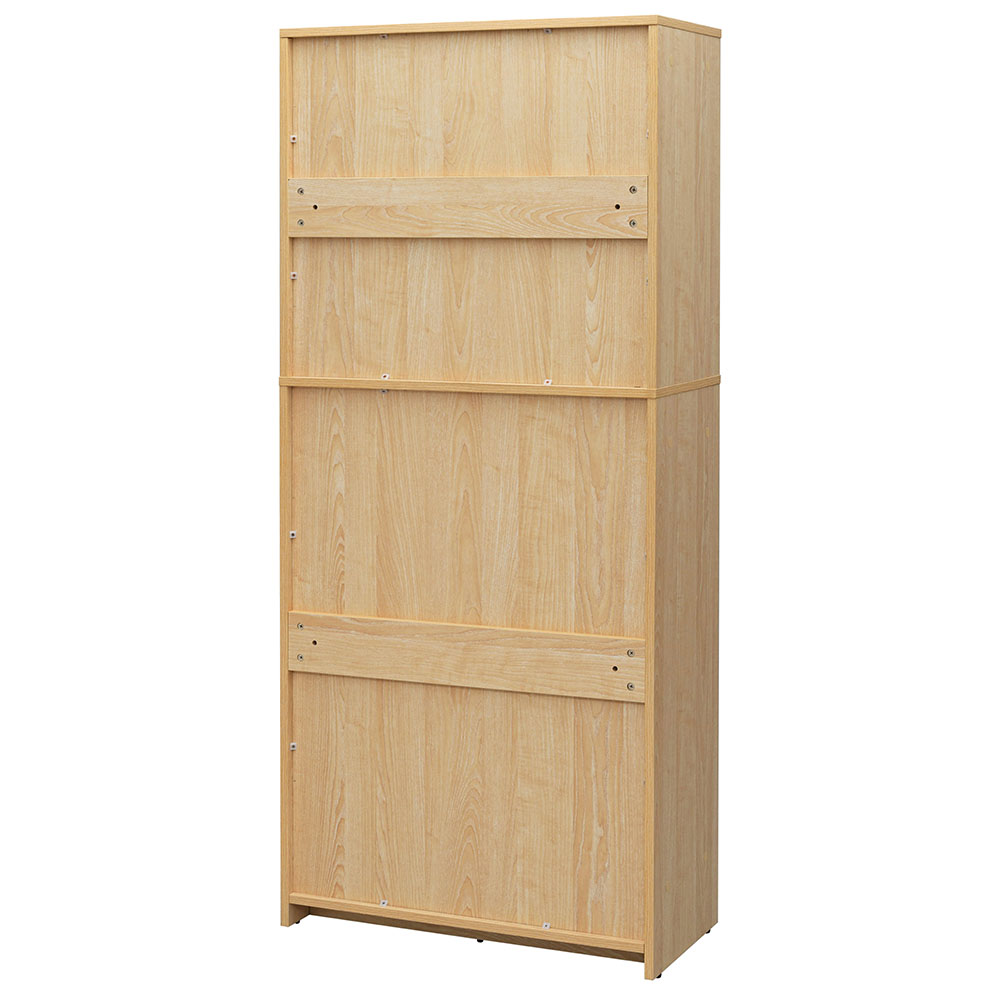 プラン木製シェルフ W800×H1850 ナチュラル×ナチュラル RFPS-8018NA