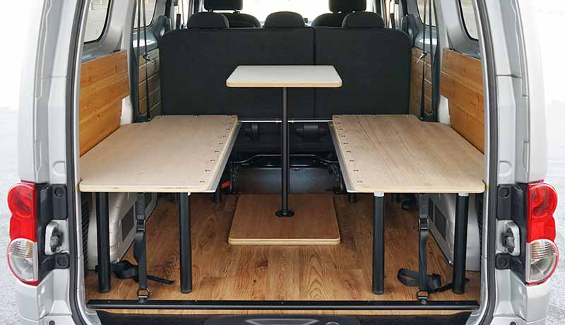 車中泊ベッドDIY】ダイネット用テーブルの製作【キャンピングカー