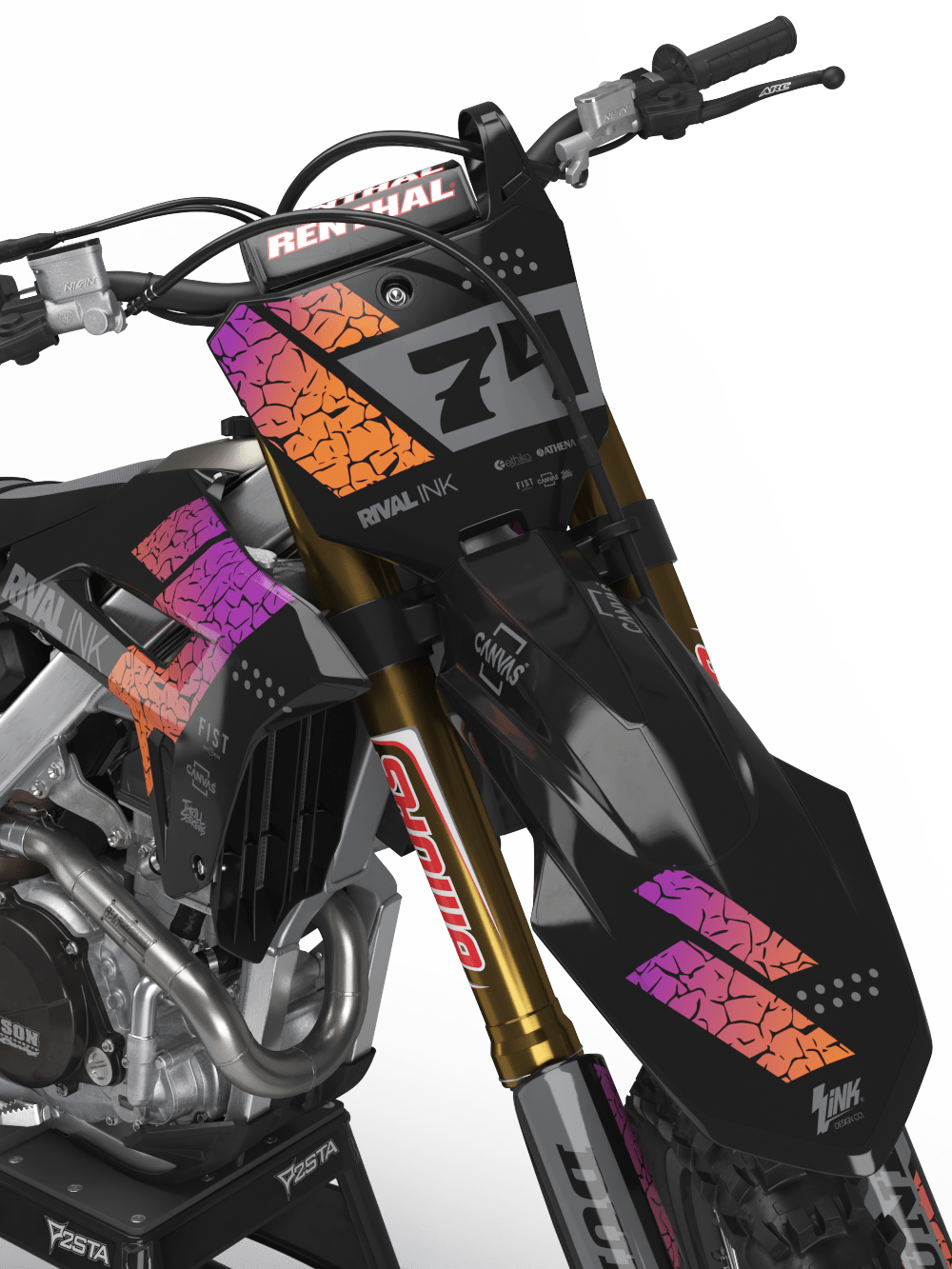 ERODE SUNSET Graphics Kit (All Bikes) | Rival Ink Design Co