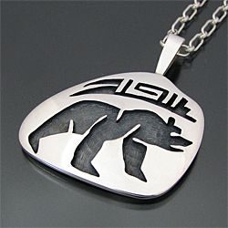 HOPI/ホピ族 Lawrence Saufkie/ローレンス・スフキー ベア ネックレス